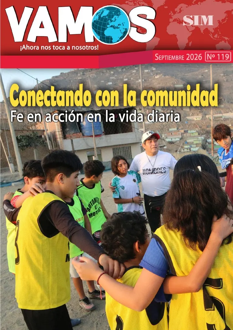 Portada de la edición «Conectando con la comunidad» de la Revista VAMOS.