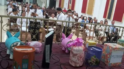 Trajeron sus alcancías